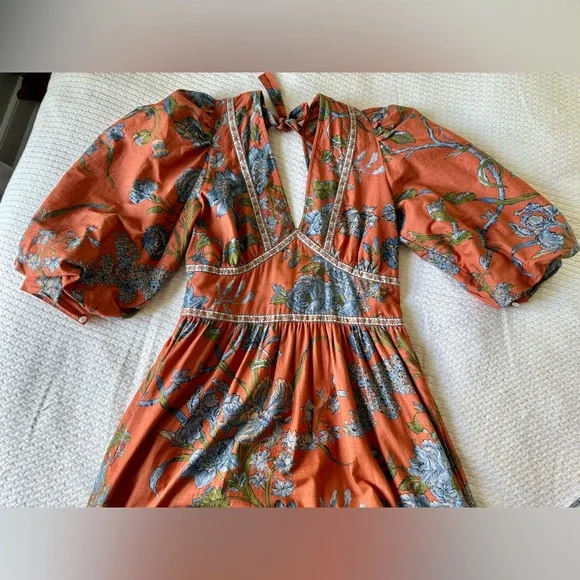 Anthropologie - House of Harlow Wanda Floral Midi Dress - Picture 8 of 10